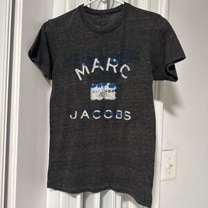 Marc Jacobs Dark Gray Graphic Tee
